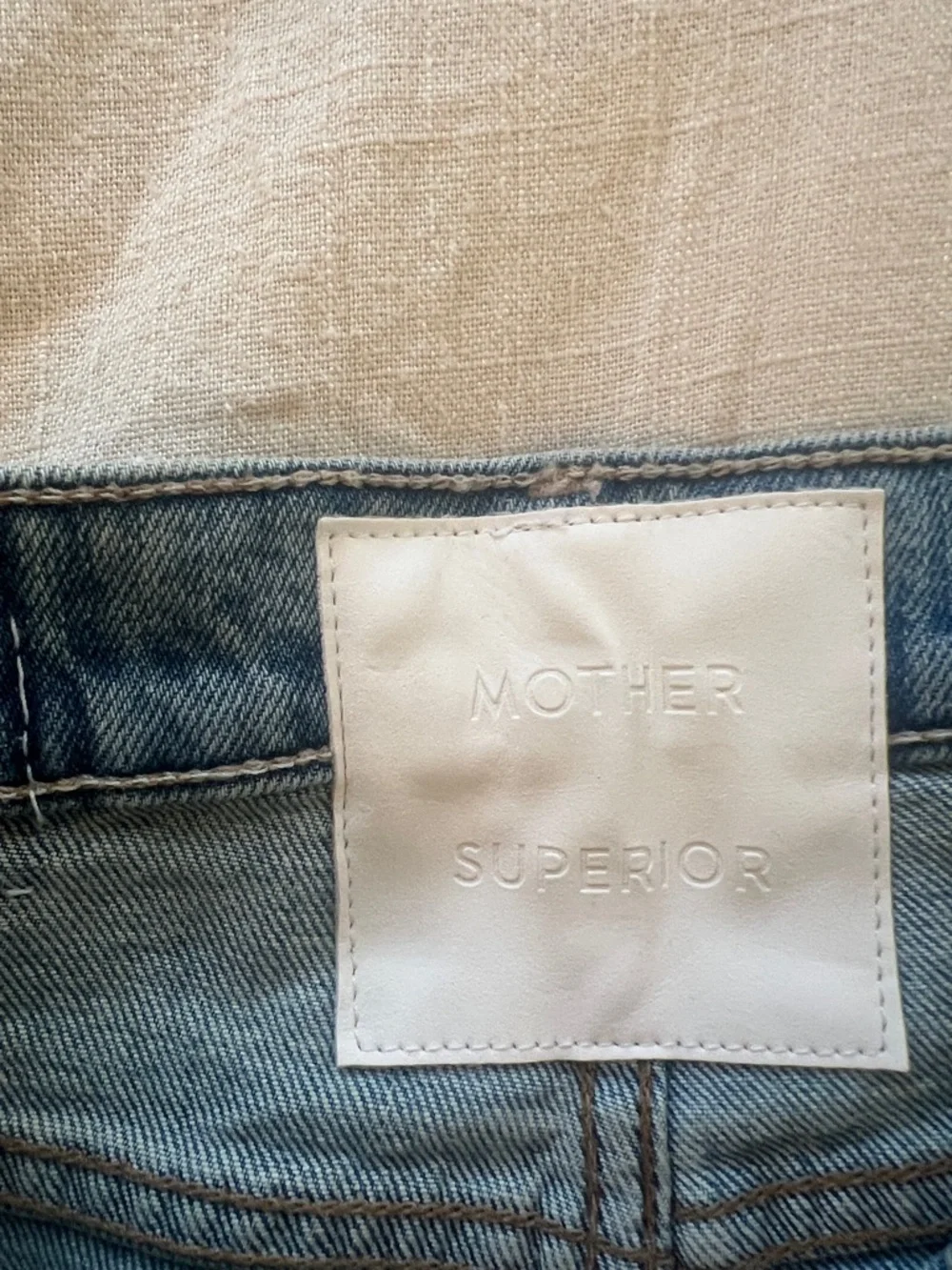 MOTHER Straight-Leg Denim Jeans in Left in the Dust Wash - Picture 3 of 5
